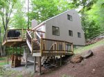 Newly updated Deck of Waterville Estates Vacation Home